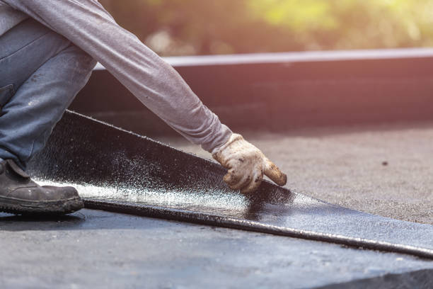 Professional Crawl Space Encapsulation technician working in Waunakee, WI
